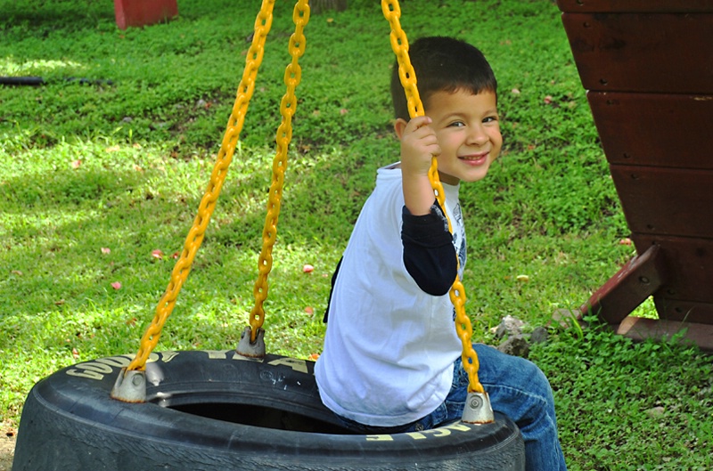 EDY  PLAYING  AT THE  PARK