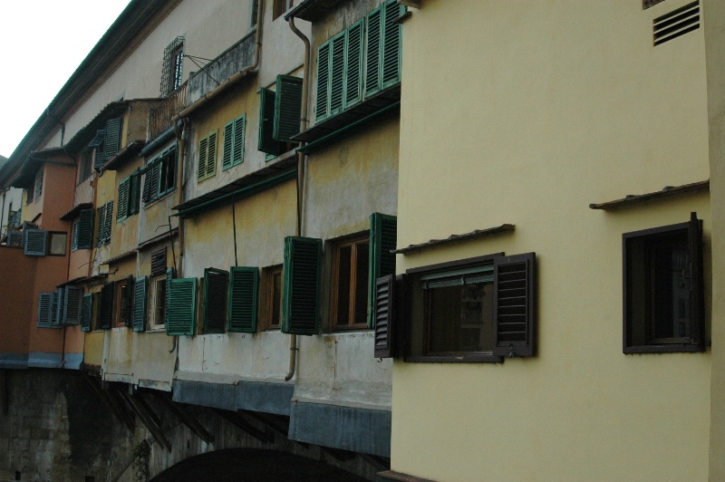 Wooden windows in Florence 