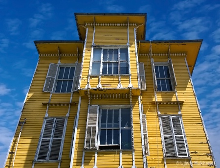 Yellow building