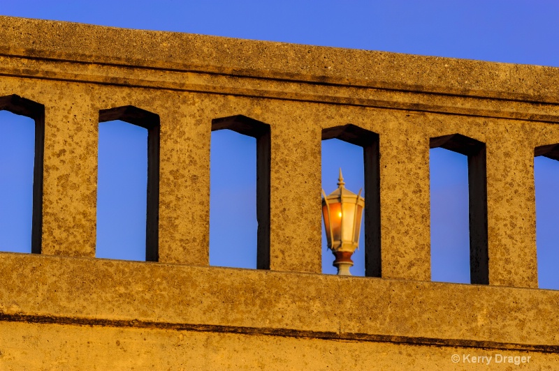 Bridge, Lamp and Sunrise Colors