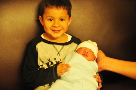 EDY  WITH  HIS  LITTLE  BROTHER