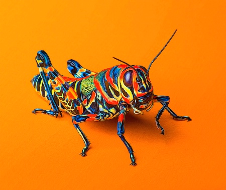 Rainbow Grasshopper