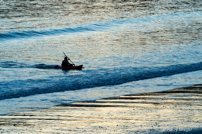 Kayaker Returning to Shore