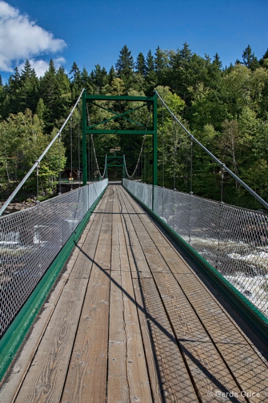 Bridge at Canyon Ste Anne, QC, Canada