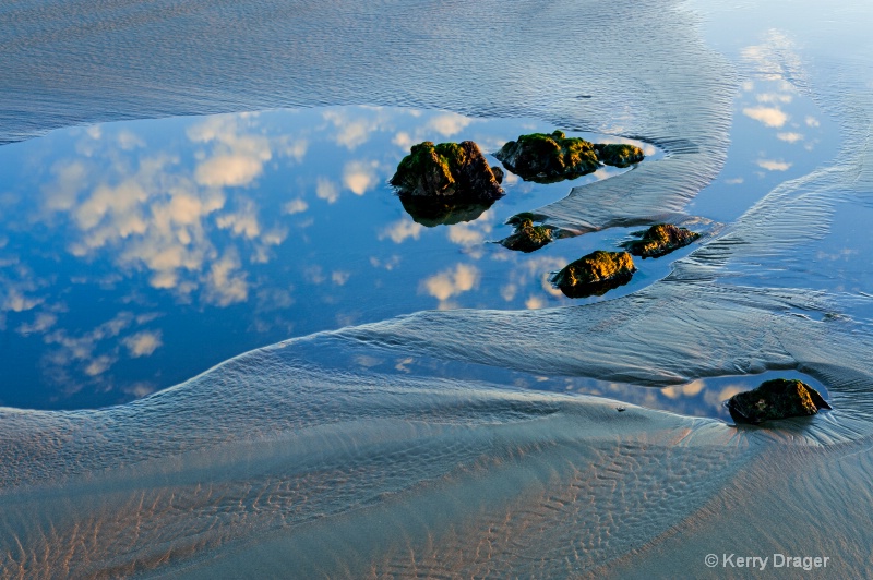 Cloud Reflection in Tide Pool