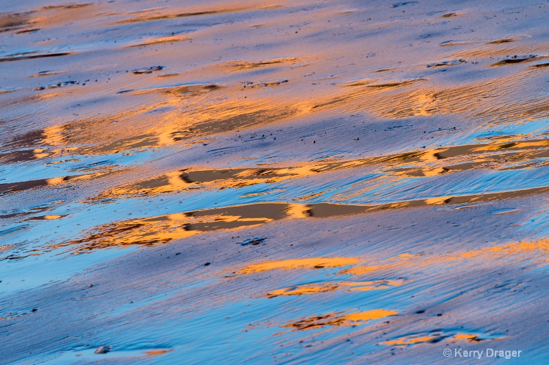 Abstract Beach Reflection