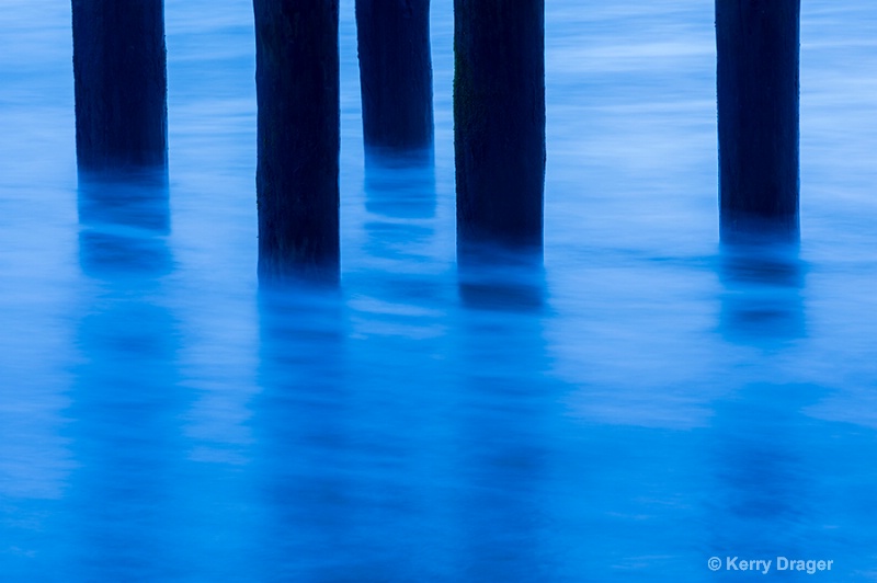 Pier Posts & Water in Motion #1