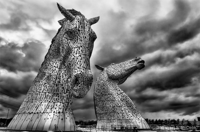 Kelpies B&W