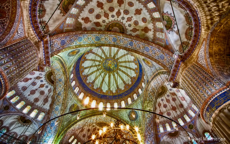 Blue Mosque Interior 
