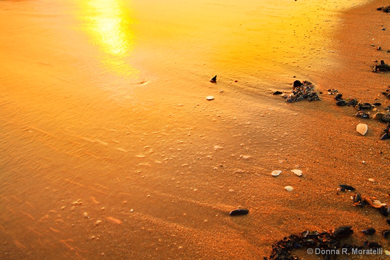 Low tide in the morning.