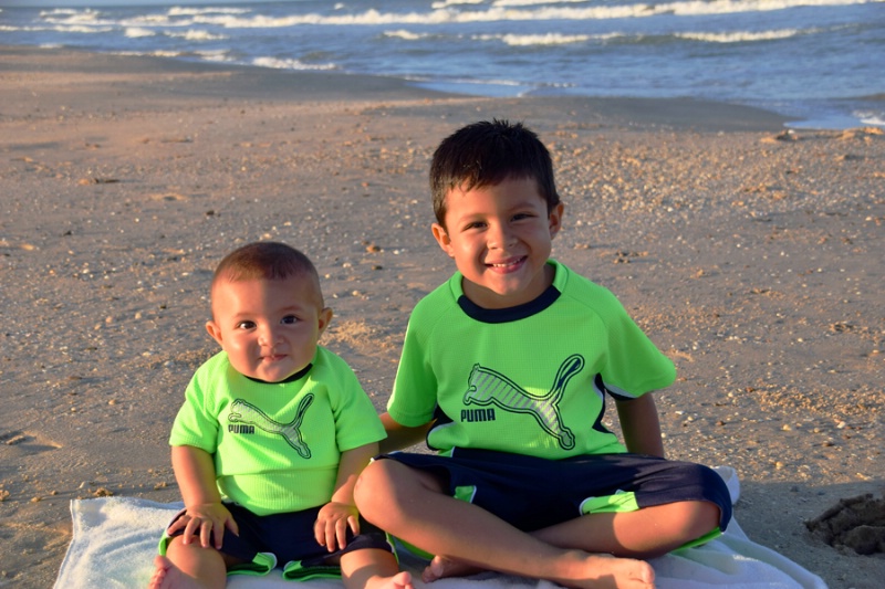 BROTHERS  AT  THE  BEACH