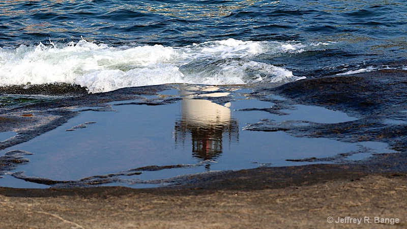 Reflection Of Nubble Cape Neddick Lighthouse