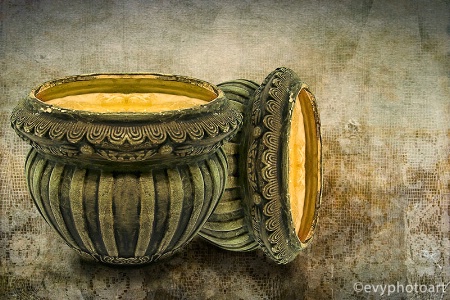 Old Pottery Jars