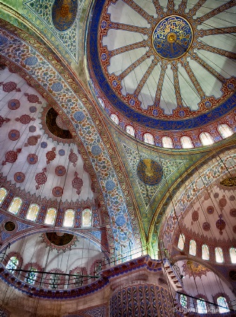 Blue Mosque Interior 