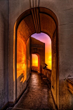 Sunrise at Griffith Observatory