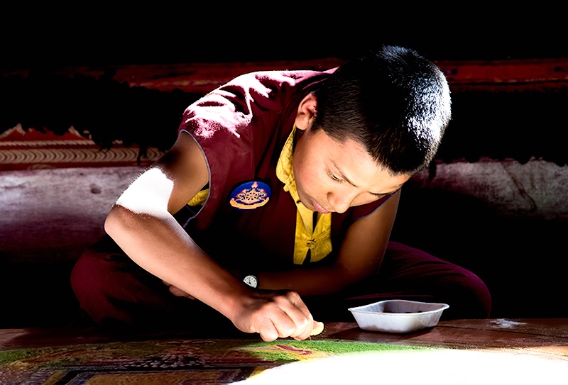 Painting the Mandala 