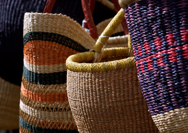 Baskets Displayed