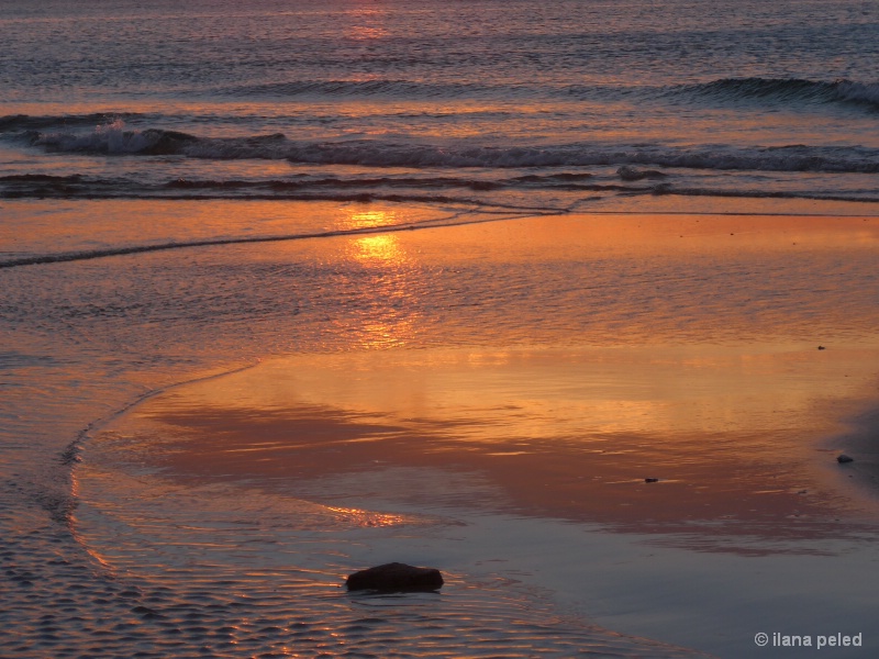 sunset reflection