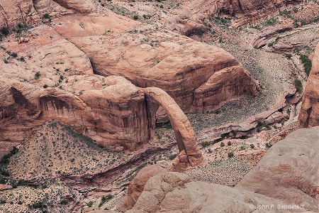 Rainbow Bridge from 3000 Feet