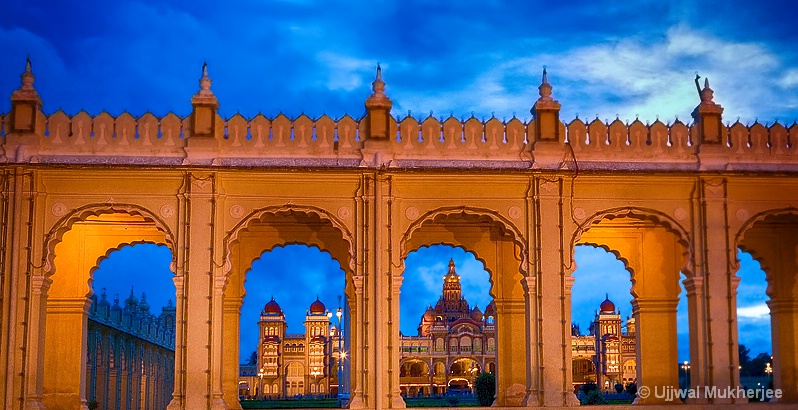 Palace through the Arches