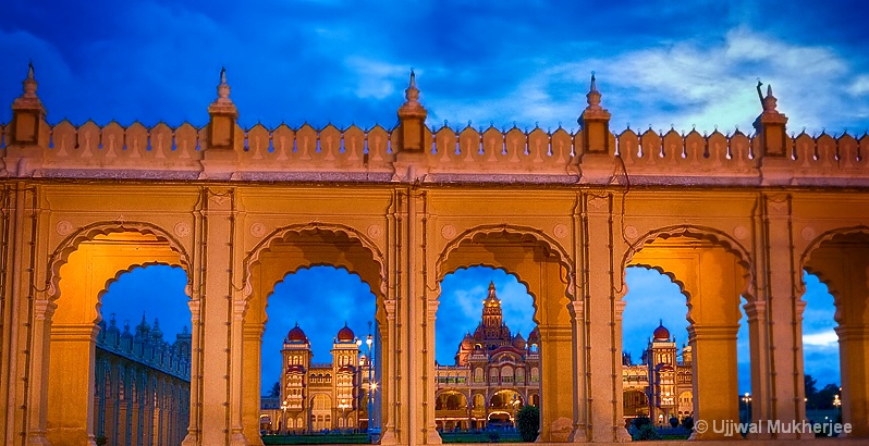 Palace through the Arches