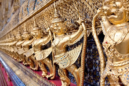 Golden Garuda Statues