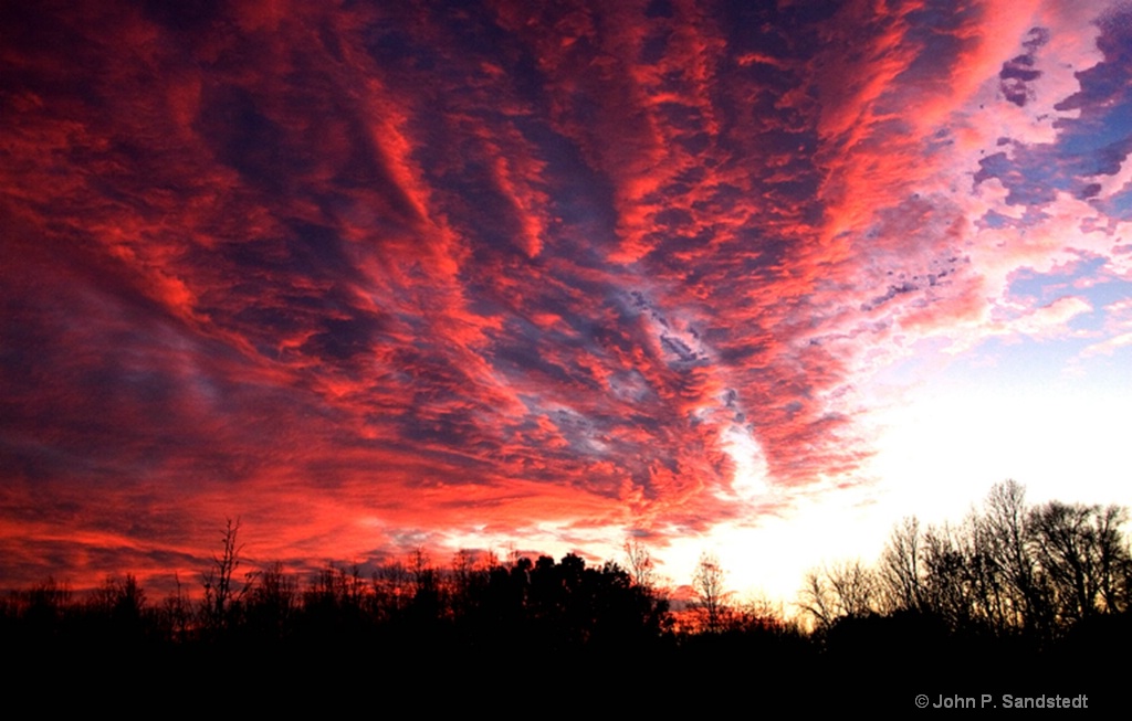 Sunset from the Patio