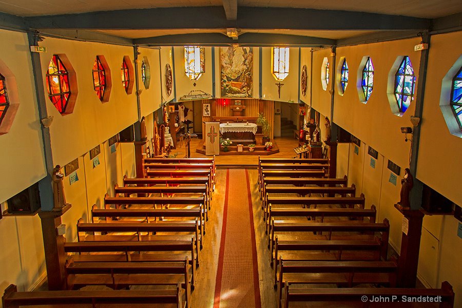 Sanctuary in a Concrete Barge