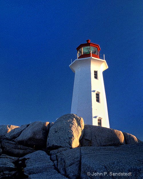Late Afternoon at Peggy's Cove Light