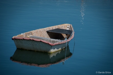 Little Boat in Rockport Harbour