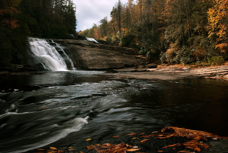 Triple Falls in Fall