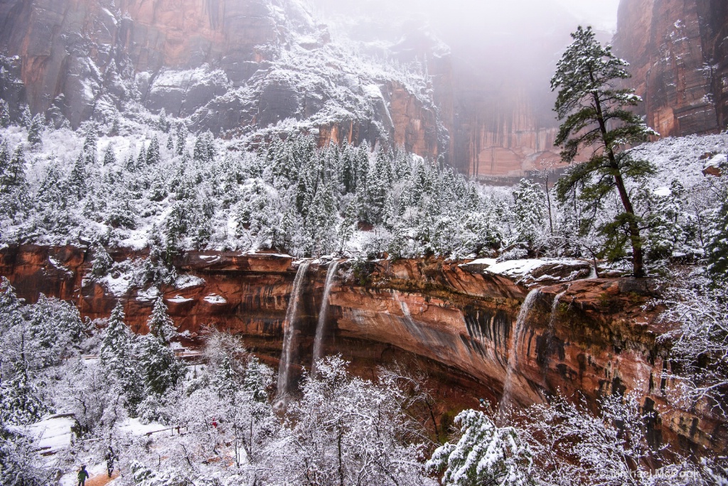 Emerald Pools Waterfall