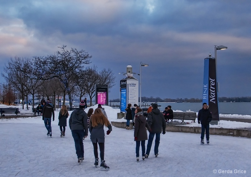 A Winter Evening at Harbourfront