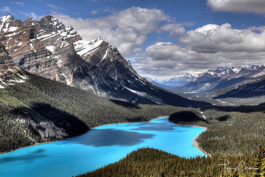 Clouds Over Peyto Lake