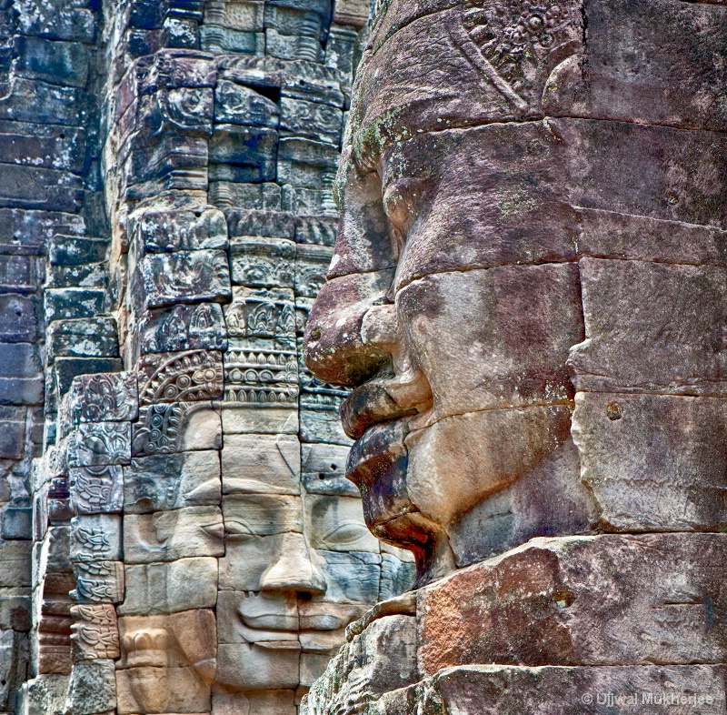 Stone Faces at Bayon