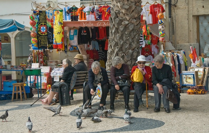 Bus Stop, Nazare Portugal