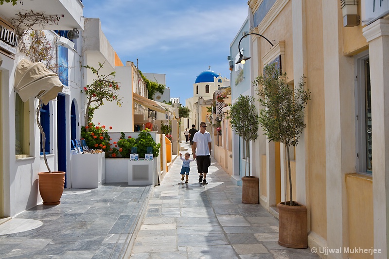 A Street in Oia