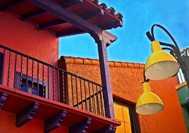 Yellow Lamps in Tucson
