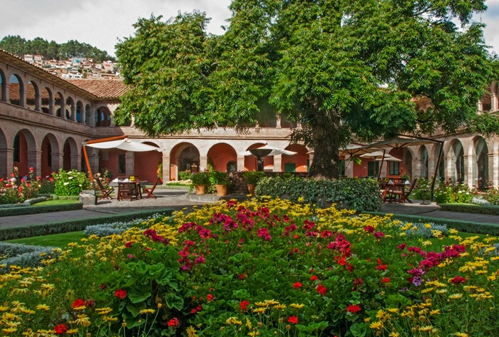 Garden at Hotel Monasterio 