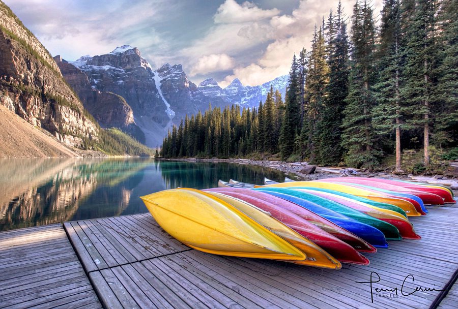 Early Morning at Moraine Lake