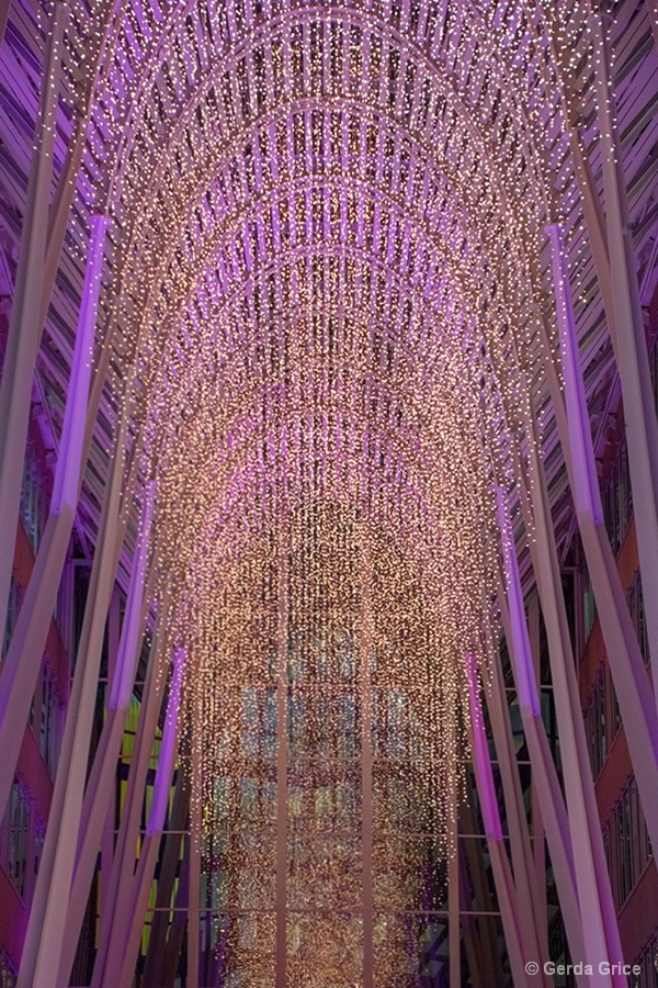 Purple and Gold in Brookfield Place