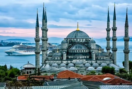 Blue Mosque and Bosphorus