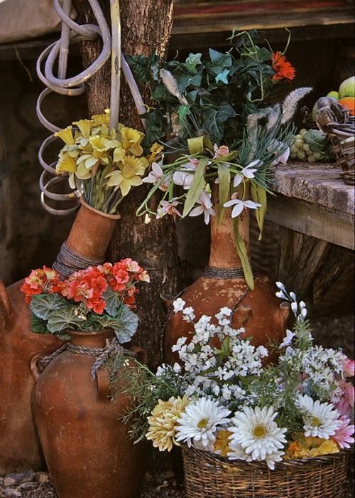 Jars of Flowers