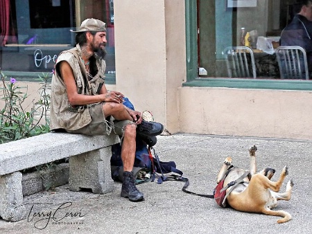 A Man and His Dog