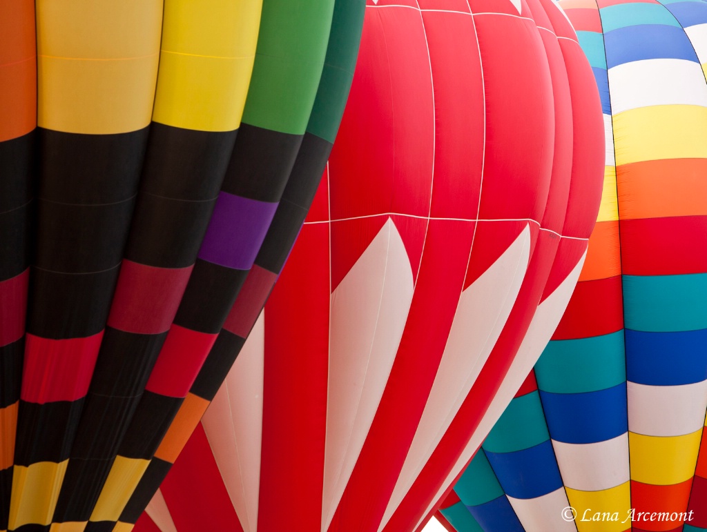 Three Hot Air Balloons