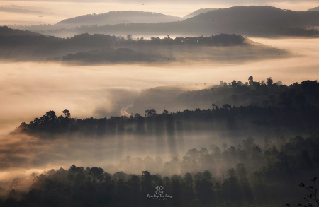 Winter morning of Shan State