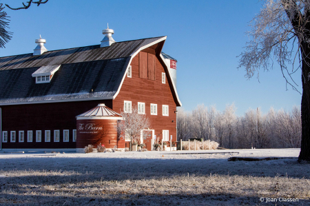 the barn