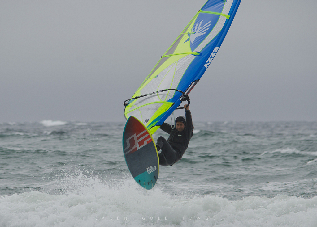 Stormy Day Kite Surfer