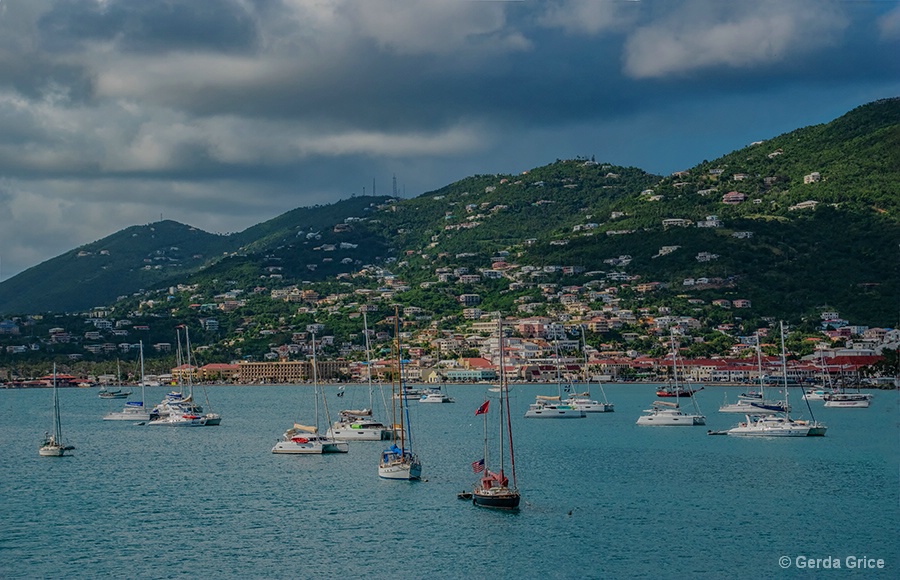 Boats off the Coast of St. Thomas