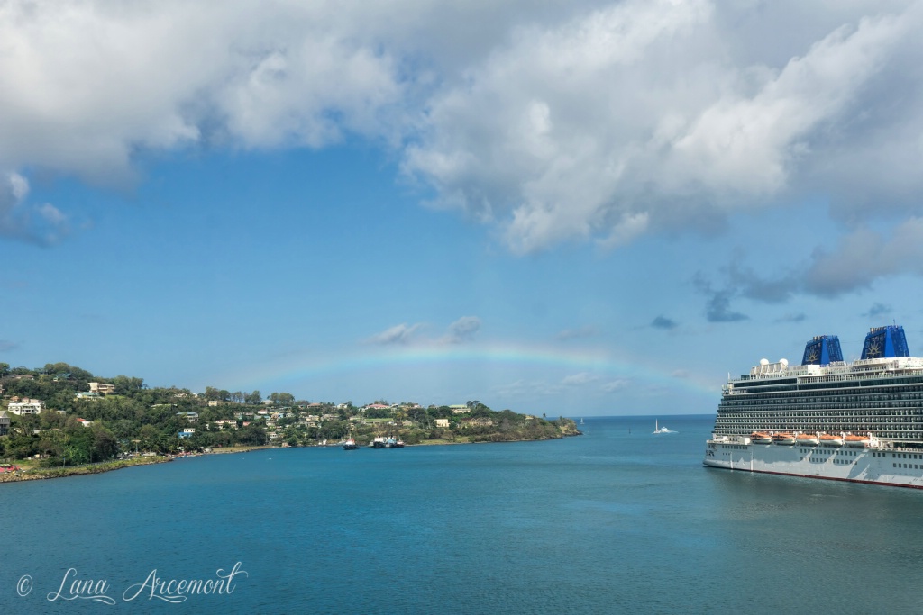 Rainbow Over The Island